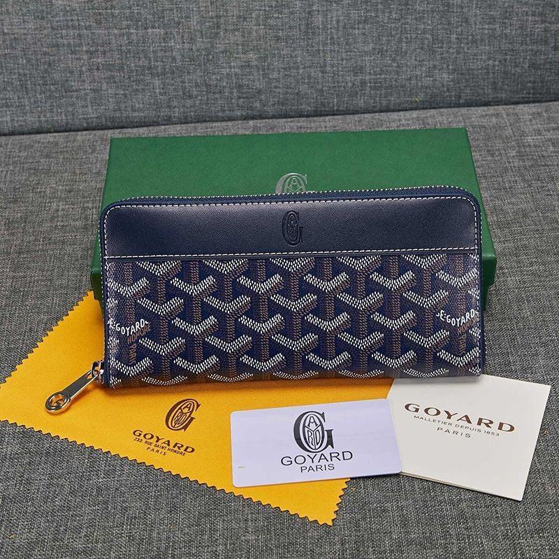 Goyard Matignon GM Zipper Wallet In Goyardine Canvas✨