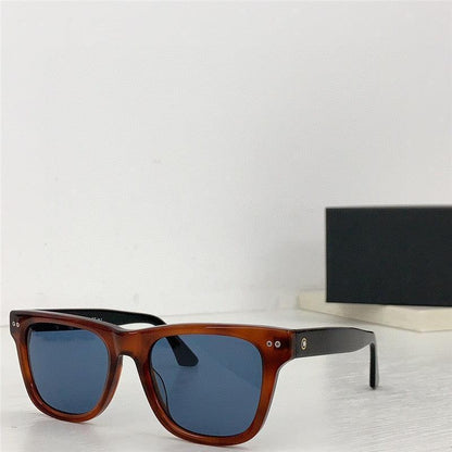 Mont Blanc Sunglasses MB 0254 S 001 Black / Silver Grey Lens Aviator 53-18🏎