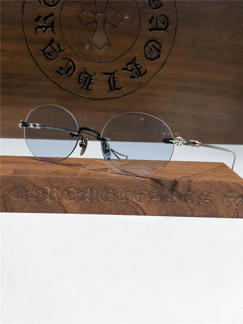 Chrome Hearts SINNERGASM oval round tinted Sunglasses✨