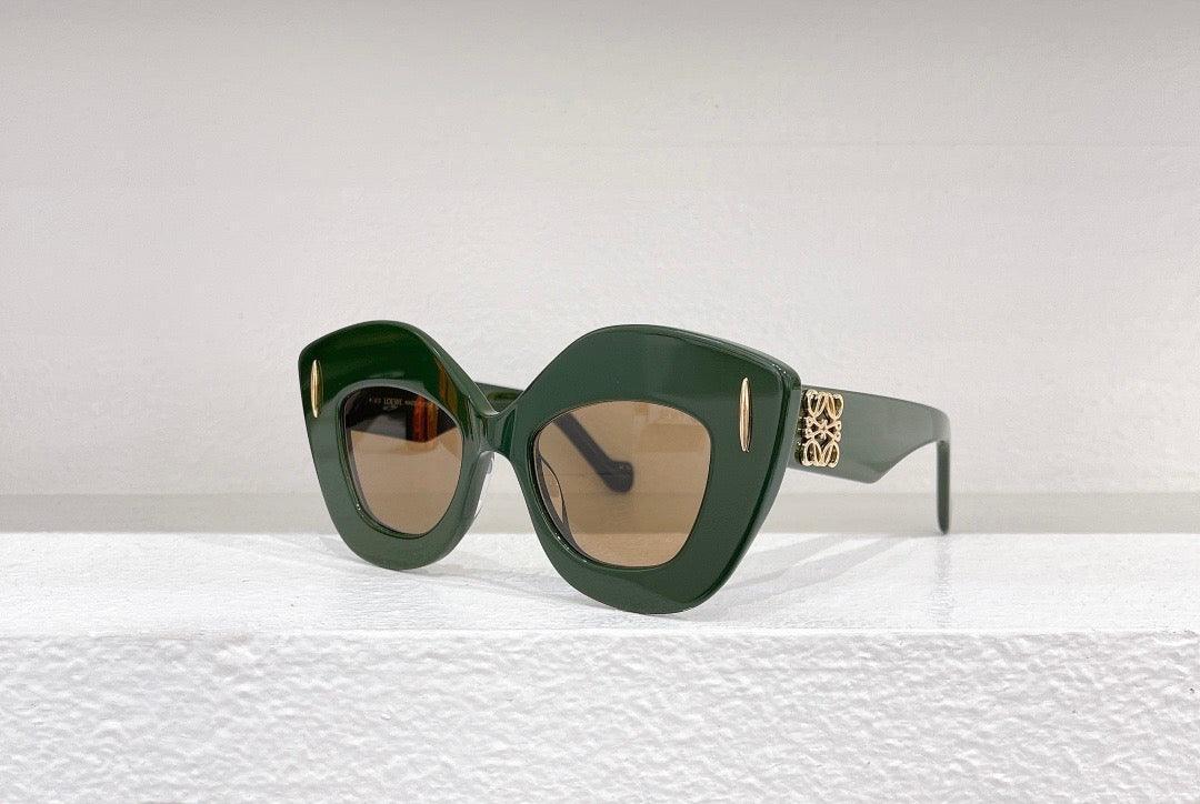 LOEWE Butterfly Inflated Round-Frame Acetate  40127 Sunglasses ✨