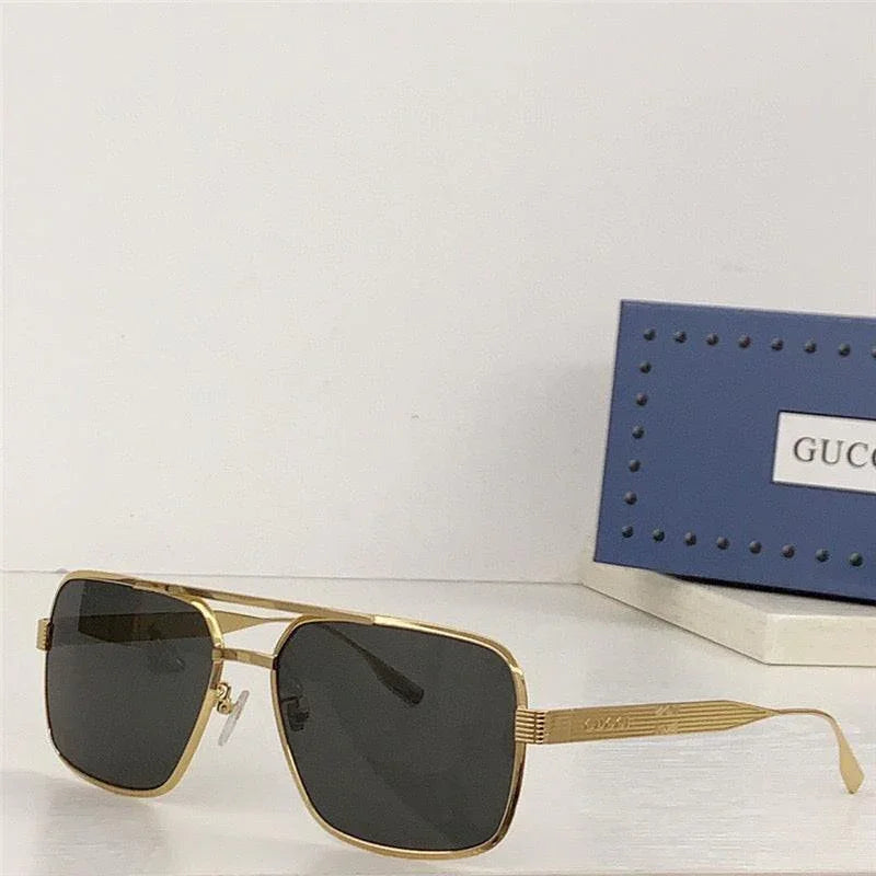 New Season Gucci 1512S Eyewear Rectangle frame Sunglasses  ✨