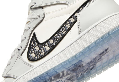 Dior x Air Jordan 1 High OG ‘White Wolf  Grey’