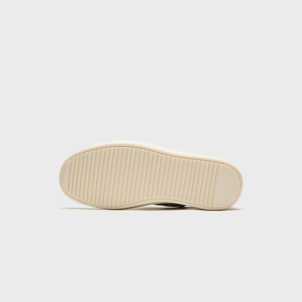 Rick Owens WMNS DRKSHDW Scarpe In Denim Low Sneakers – Dust / Milk