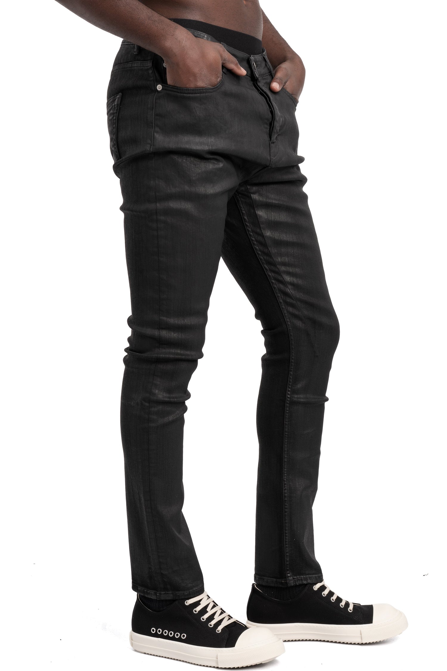 Detroit cut jeans, Deep black wax SDBK