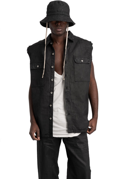 Gilligan bucket hat, Deep Black Denim DBK
