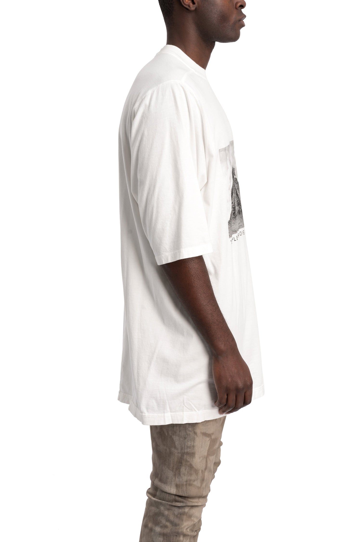 Jumbo SS T-Shirt, Temple Of Love Print