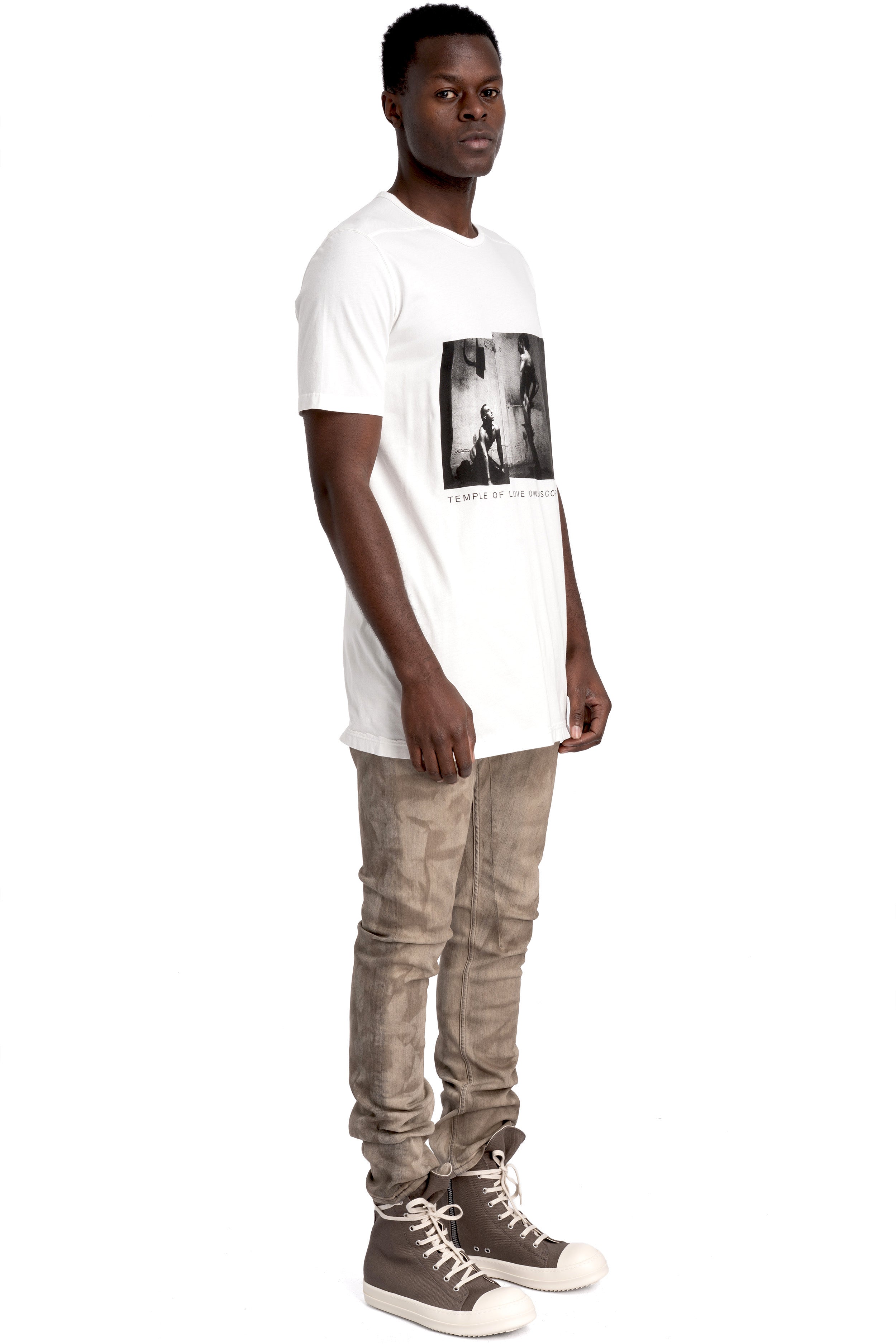 Level tee, RN / White / Rick Piss Print