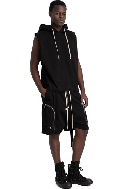 Sleeveless Hood Tunic