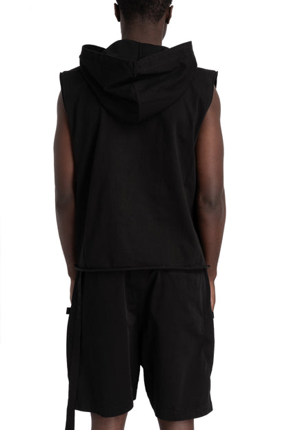 Sleeveless Hood Tunic
