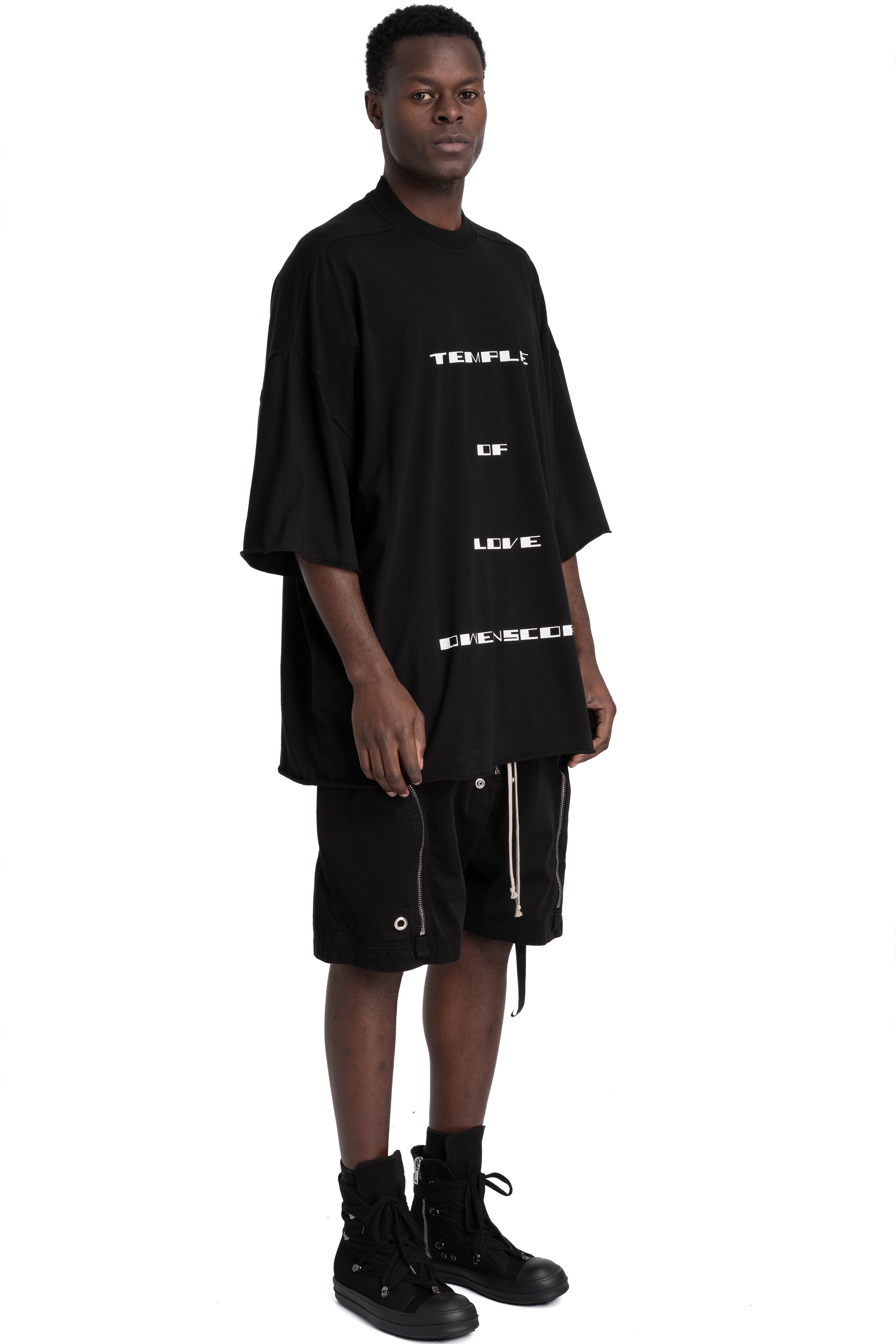 Tommy Oversized T-Shirt, RN / Black / Temple of Love print