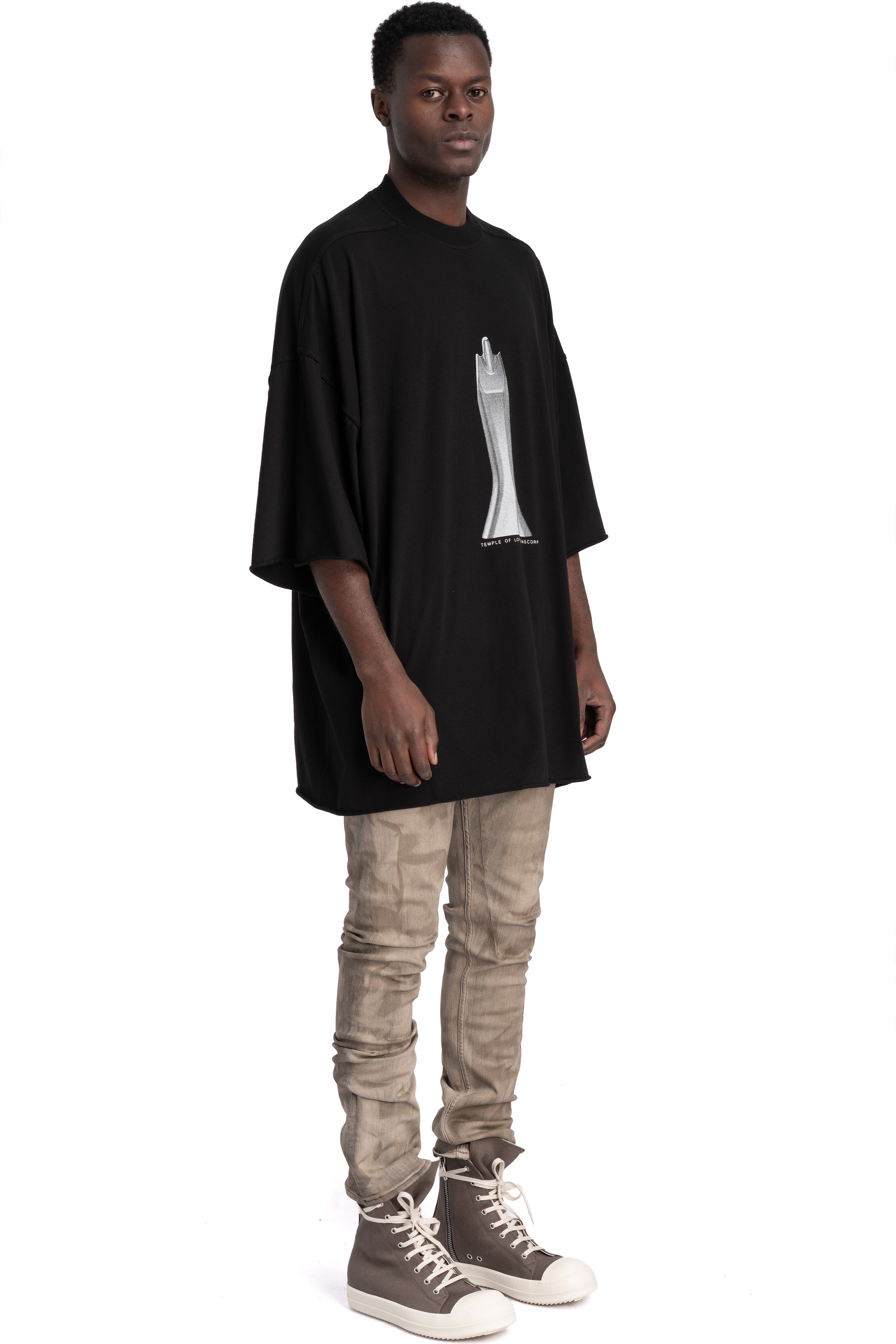 Tommy Oversized T-Shirt, RN / Black / Statue Print