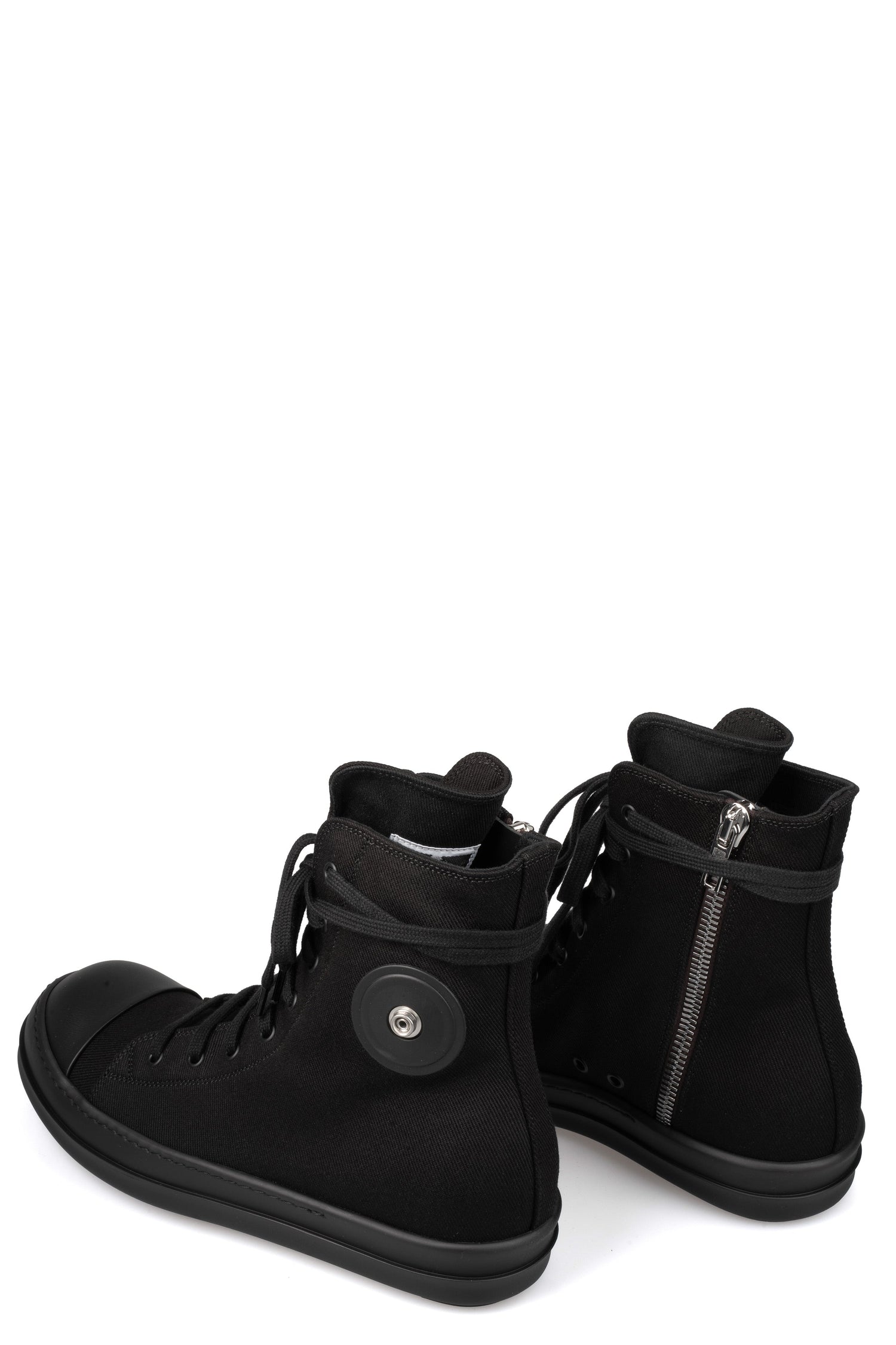 Ramones denim sneakers, DU01F4800 DOES5  All black