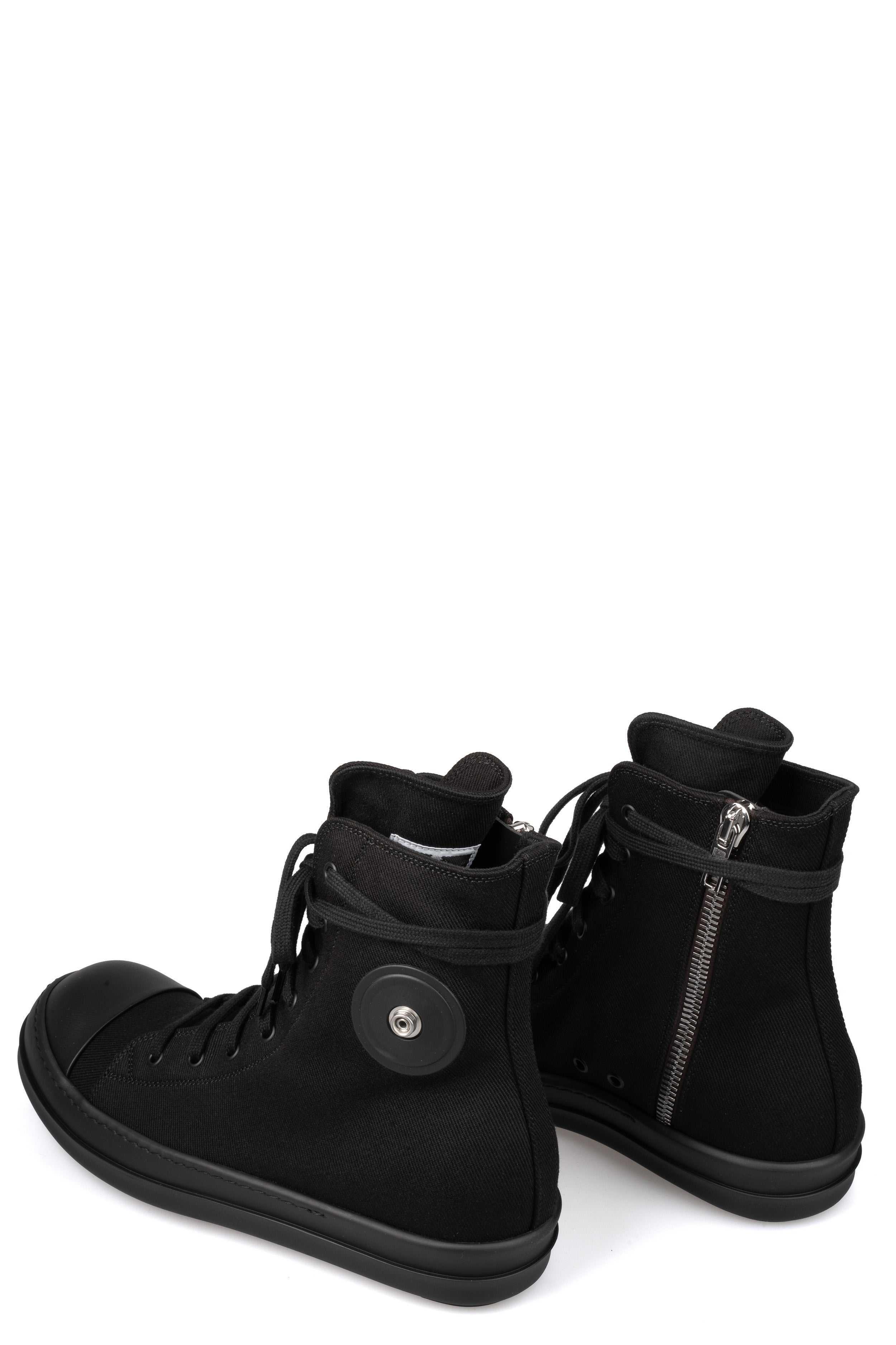 Ramones denim sneakers, DU01F4800 DOES5  All black