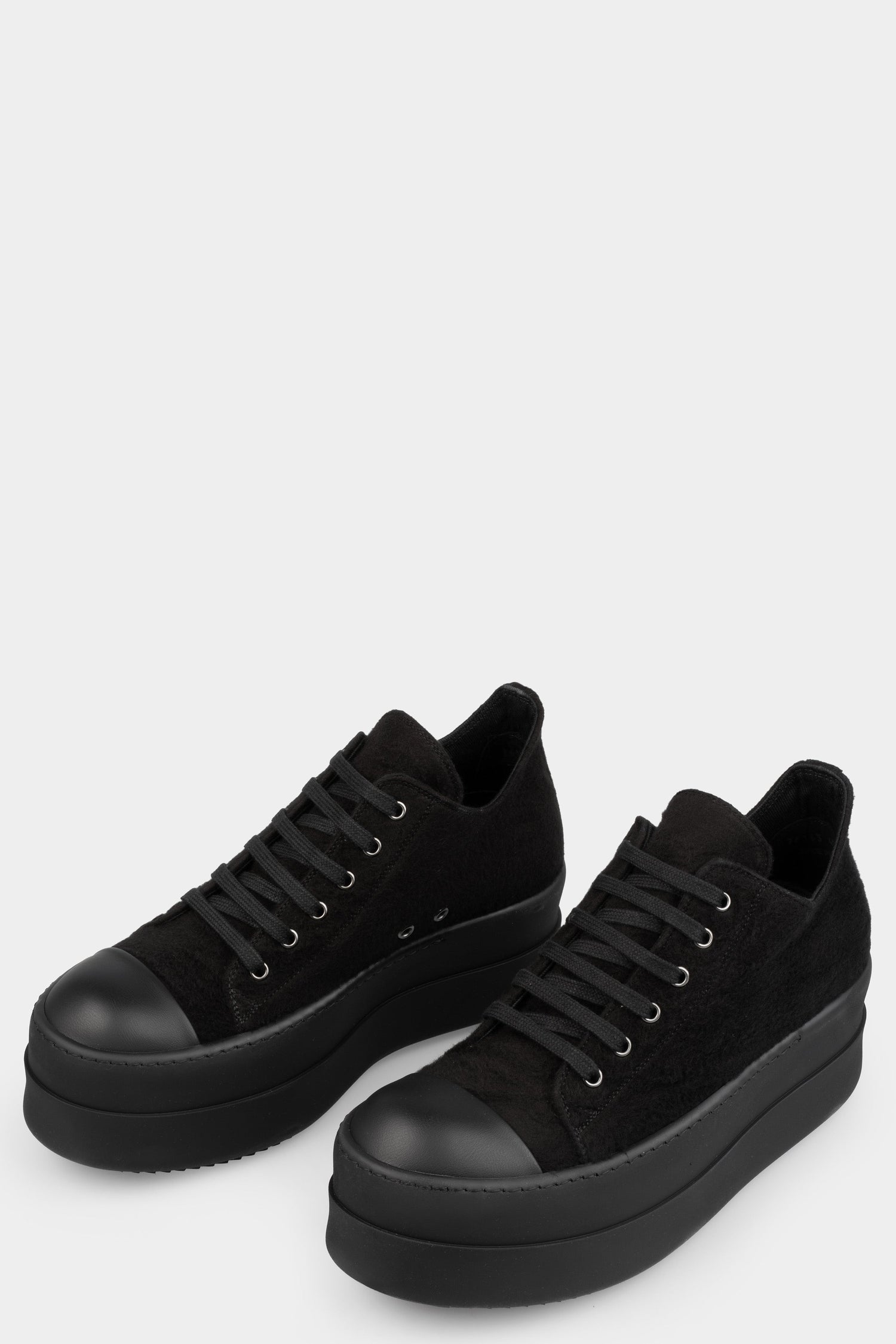 Double bumper low Ramones sneakers, BO / All black