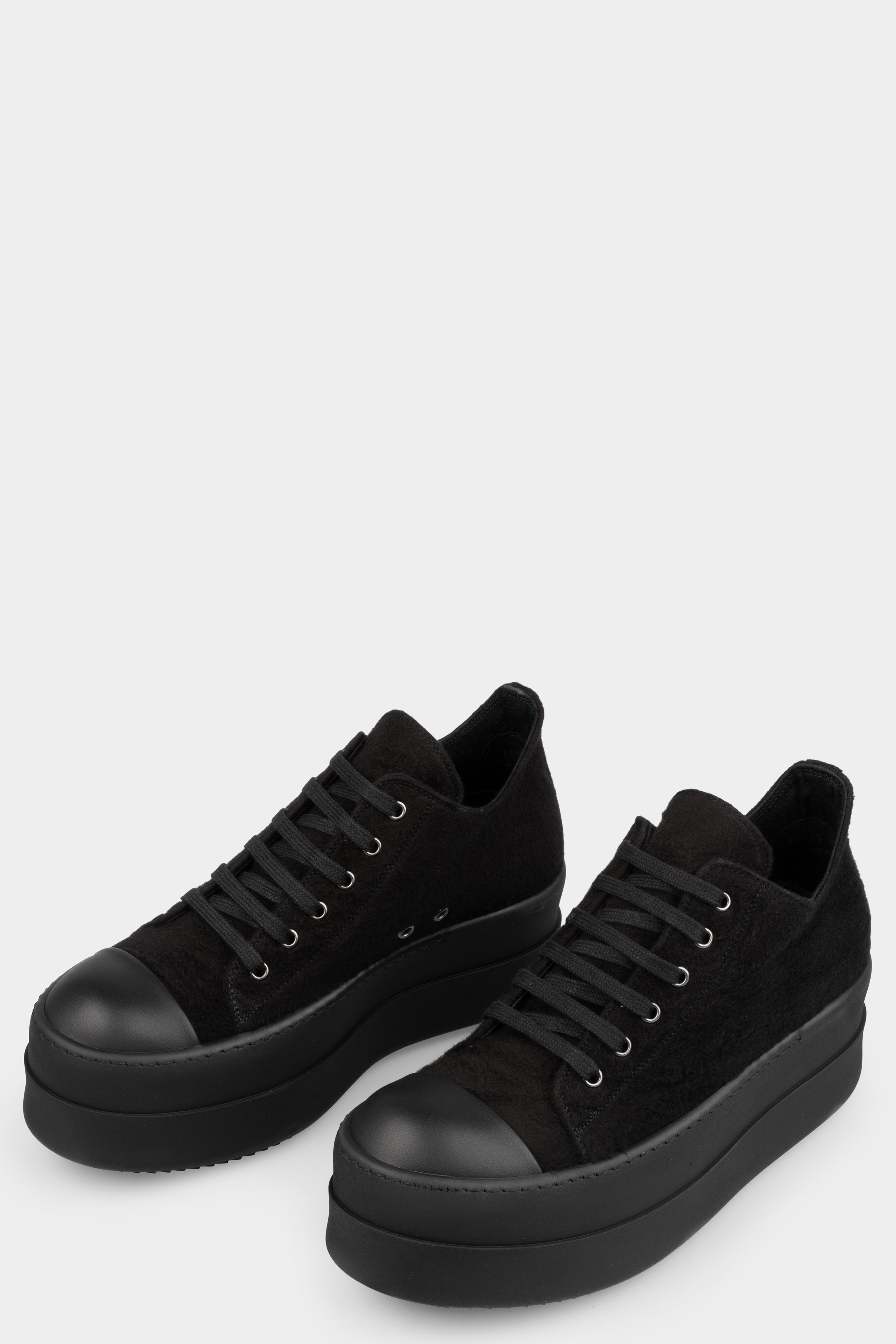 Double bumper low Ramones sneakers, BO / All black