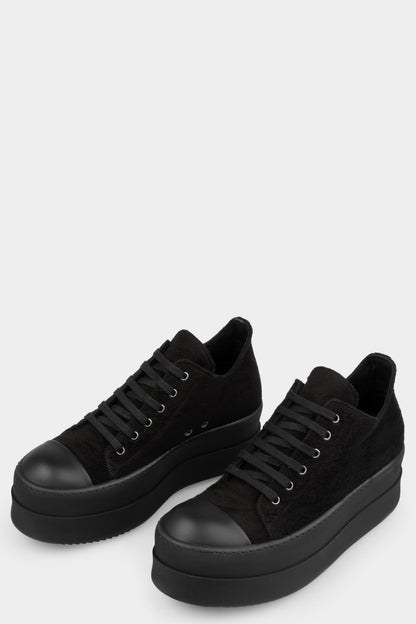 Double bumper low Ramones sneakers, BO / All black