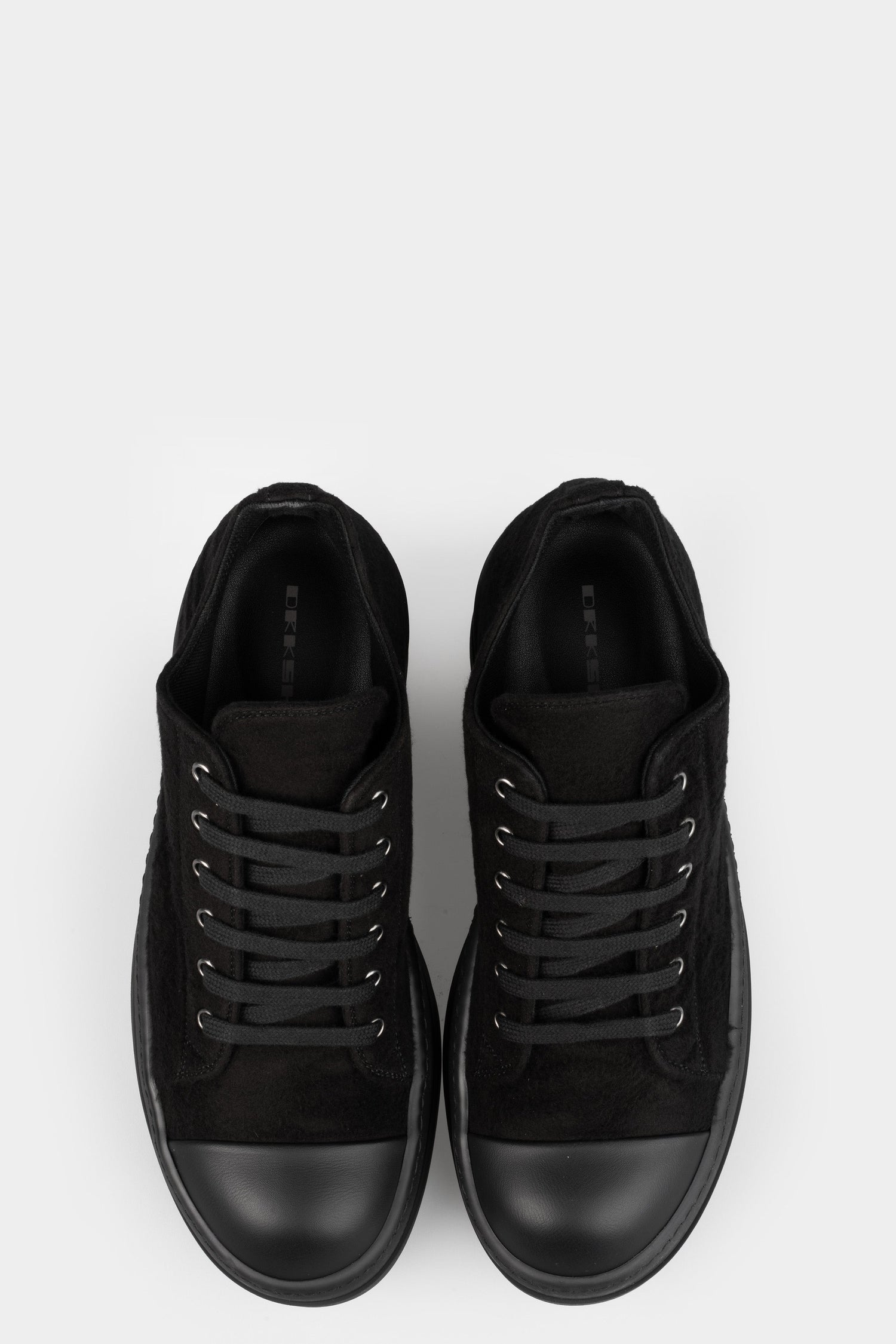 Double bumper low Ramones sneakers, BO / All black