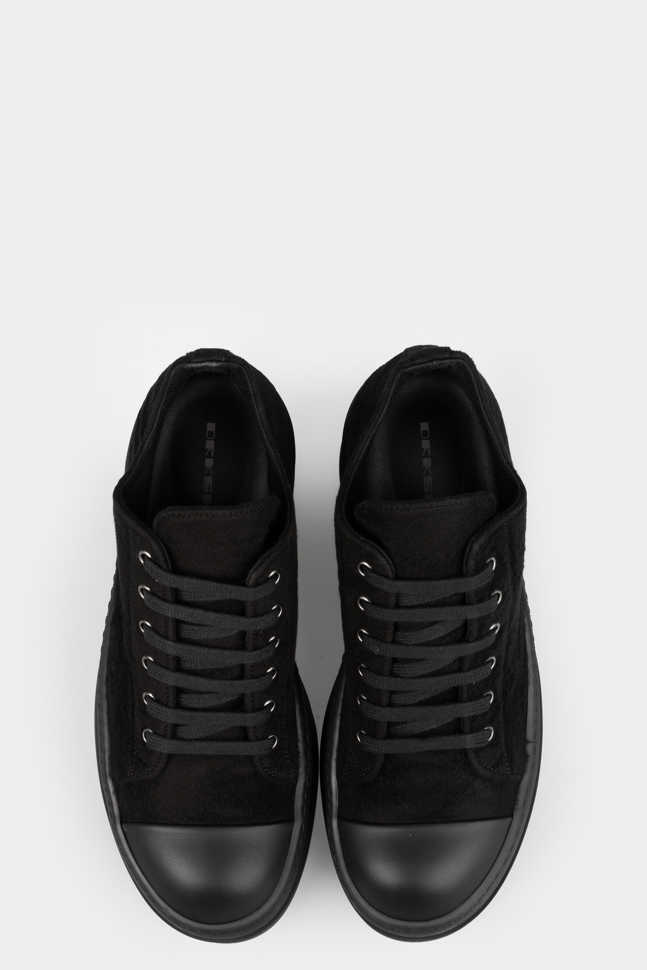 Double bumper low Ramones sneakers, BO / All black