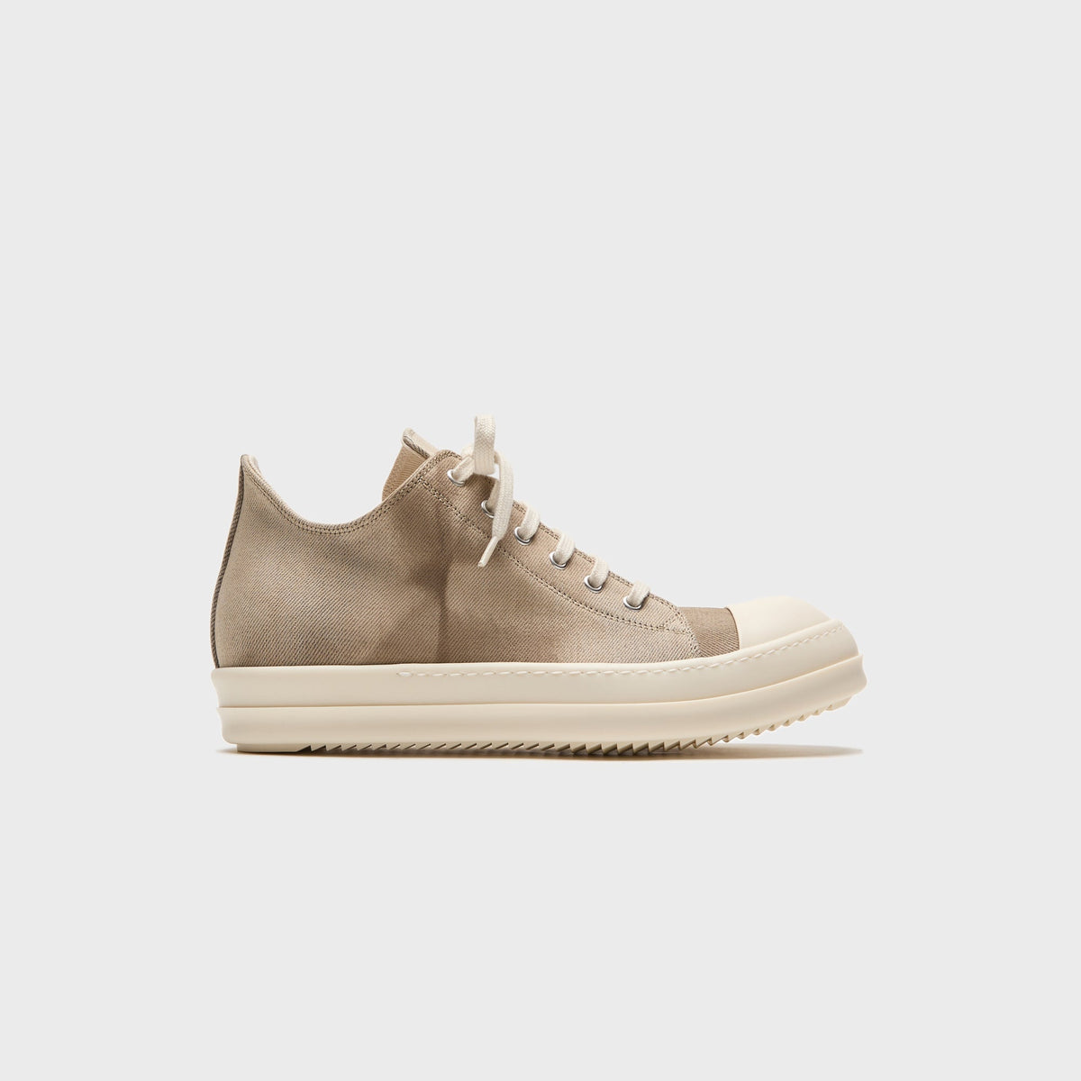 Rick Owens DRKSHDW Scarpe Denim Low – Dust / Milk Main image