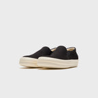 Rick Owens Temple Penta Boat Sneaks – Black / Milk