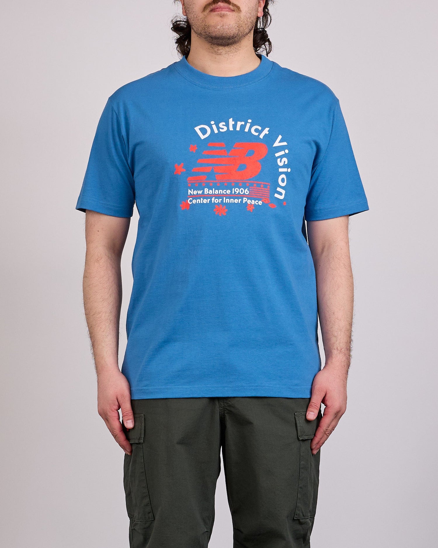 District Vision Anniversary T-Shirt New Balance Vintage Blue