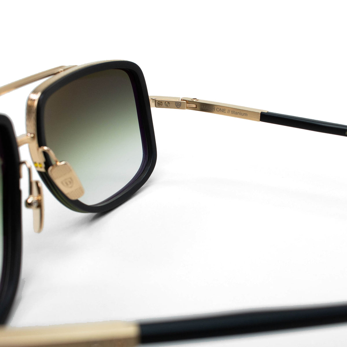 Dita Eyewear DRX-2030 Mach One Black White Gold Sunglasses