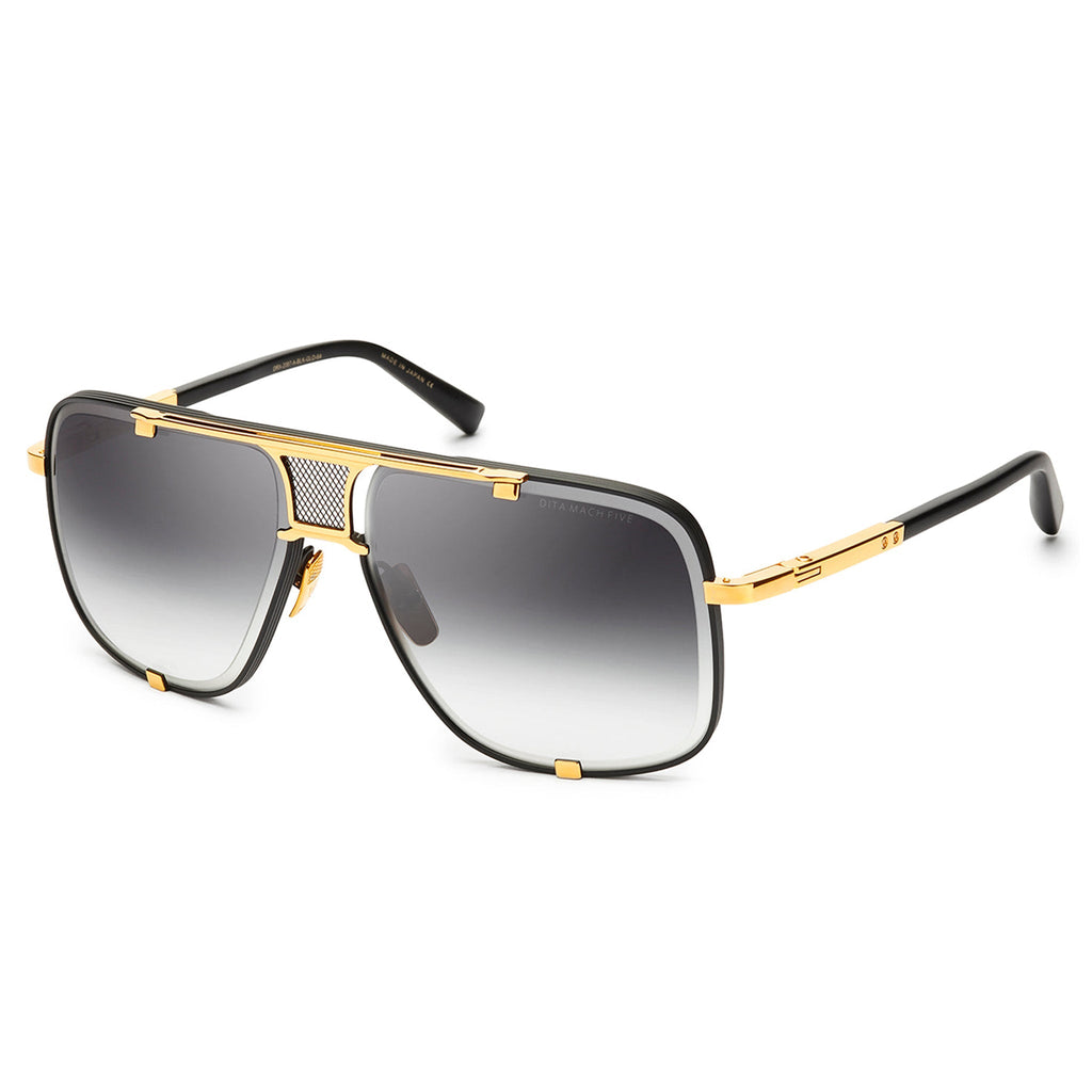 Dita Eyewear Mach Five Black Gold Sunglasses