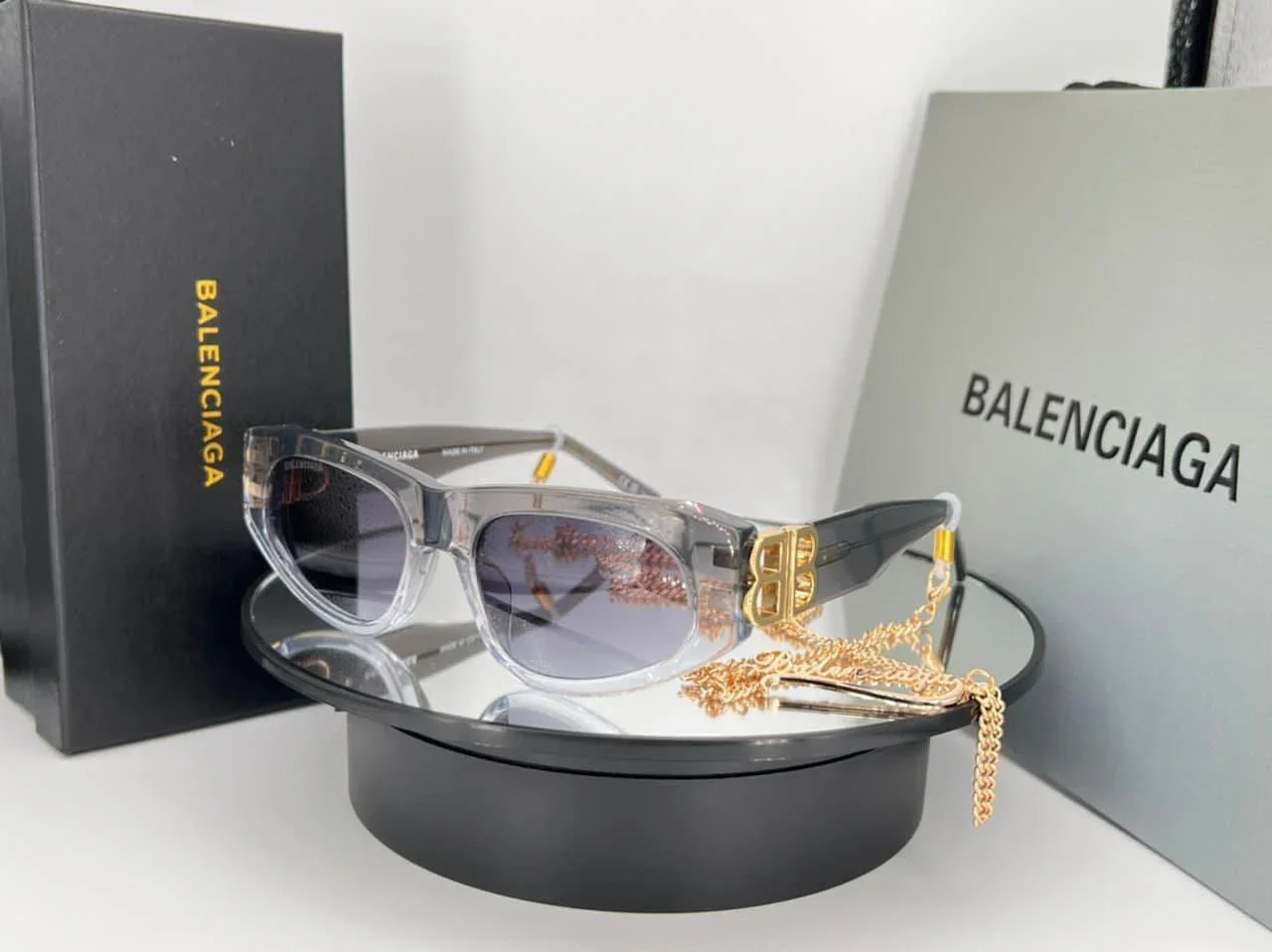 BALENCIAGA DYNASTY D-FRAME SUNGLASSES IN BLACK Sunglasses ✨