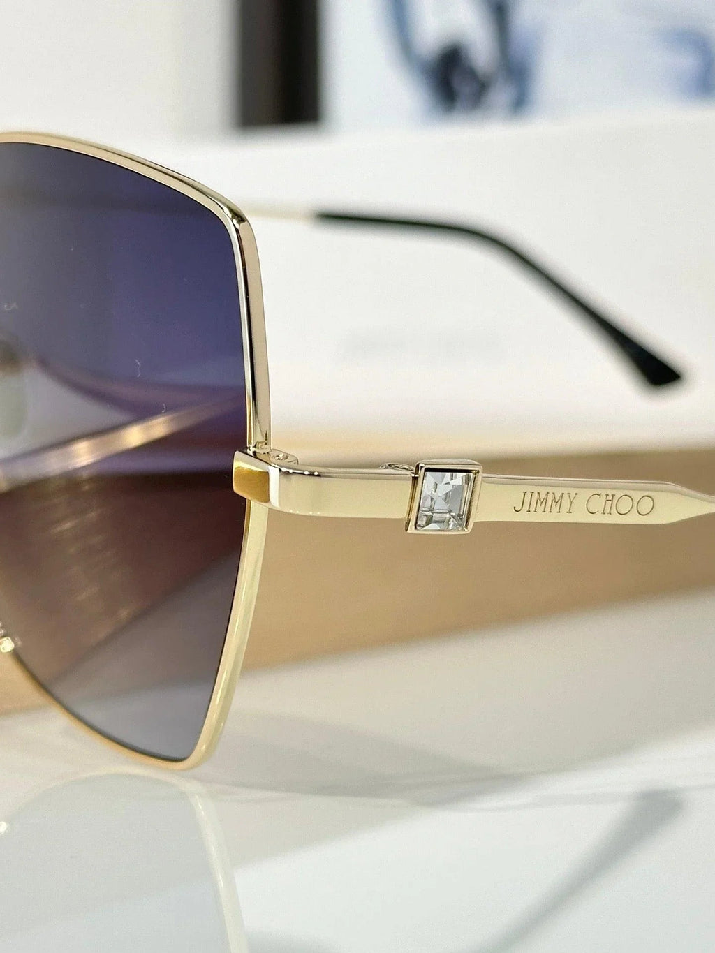 Jimmy Choo REYES/S Sunglasses with Glitter women's ✨