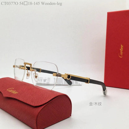 Cartier CT 0377O-NVt Optical Wooden frame 53-21-145  $2945 ✨