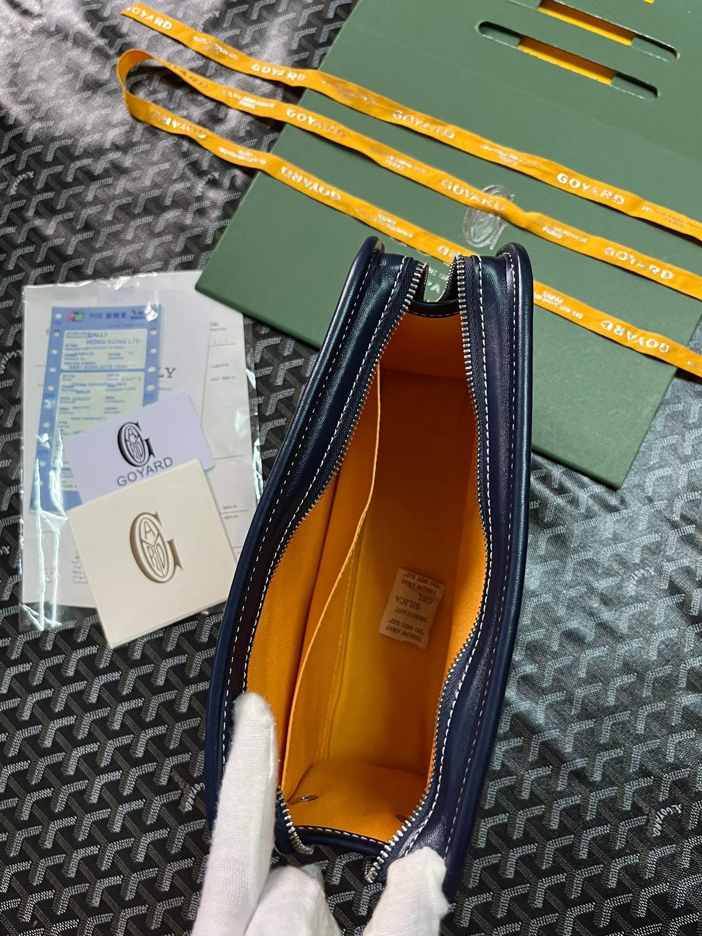 '- Goyard Jouvence Toiletry Bag In Goyardine Canvas 8 Colors✨