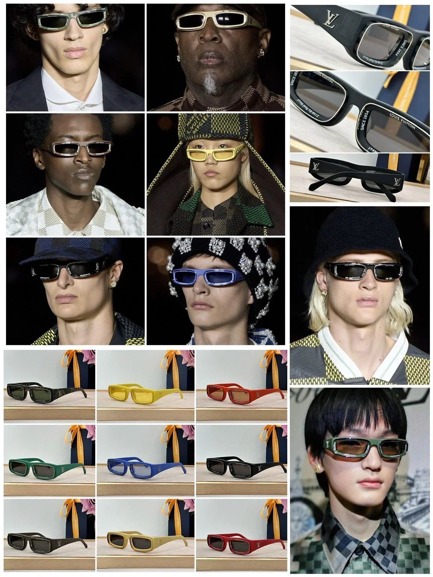 Louis Vuitton Z2388E Runway Super Vision Low Square Sunglasses ✨