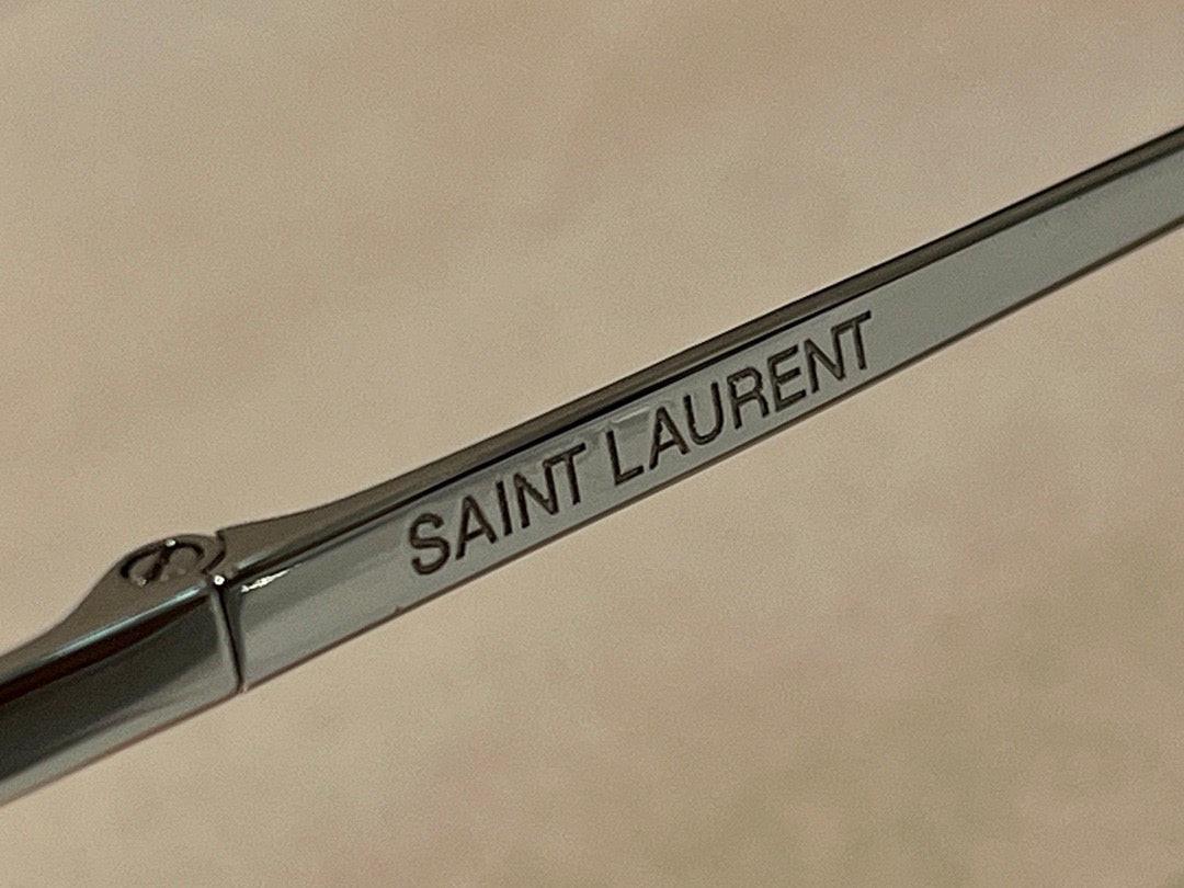 Saint Laurent SILVER-GOLD SL 605 LUNA’ Sunglasses✨