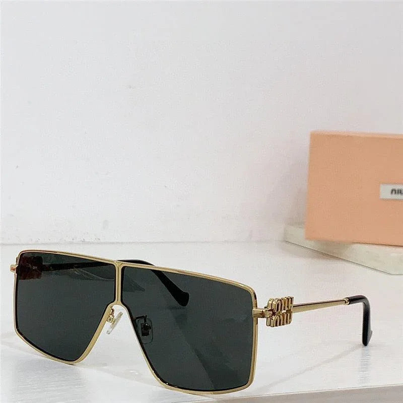Miu Miu MU51ZS Gold-Black Frame 69mm Women's Sunglasses✨