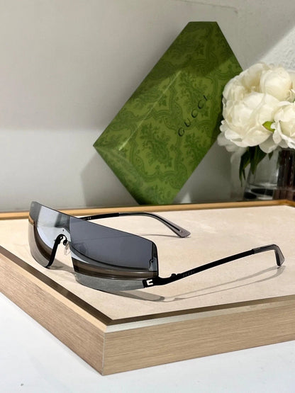 Gucci GG 1561 MASK-SHAPED FRAME unisex Sunglasses ✨