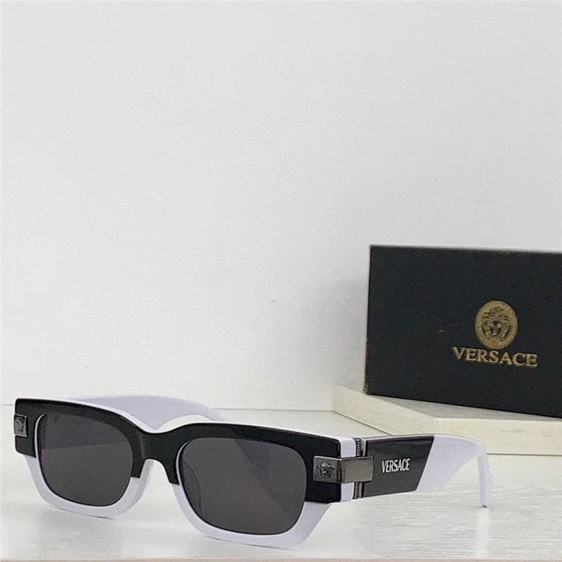 Versace VE4465 GB1/87 53-18 Rectangle Unisex SUNGLASSES ✨