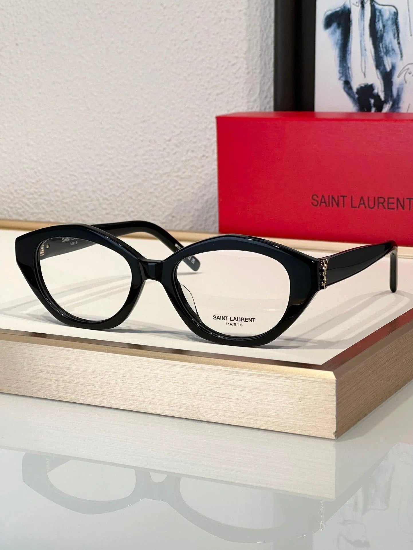 YSL Saint Laurent SLM60 006 54 19 Women's Sunglasses Sunglasses ✨