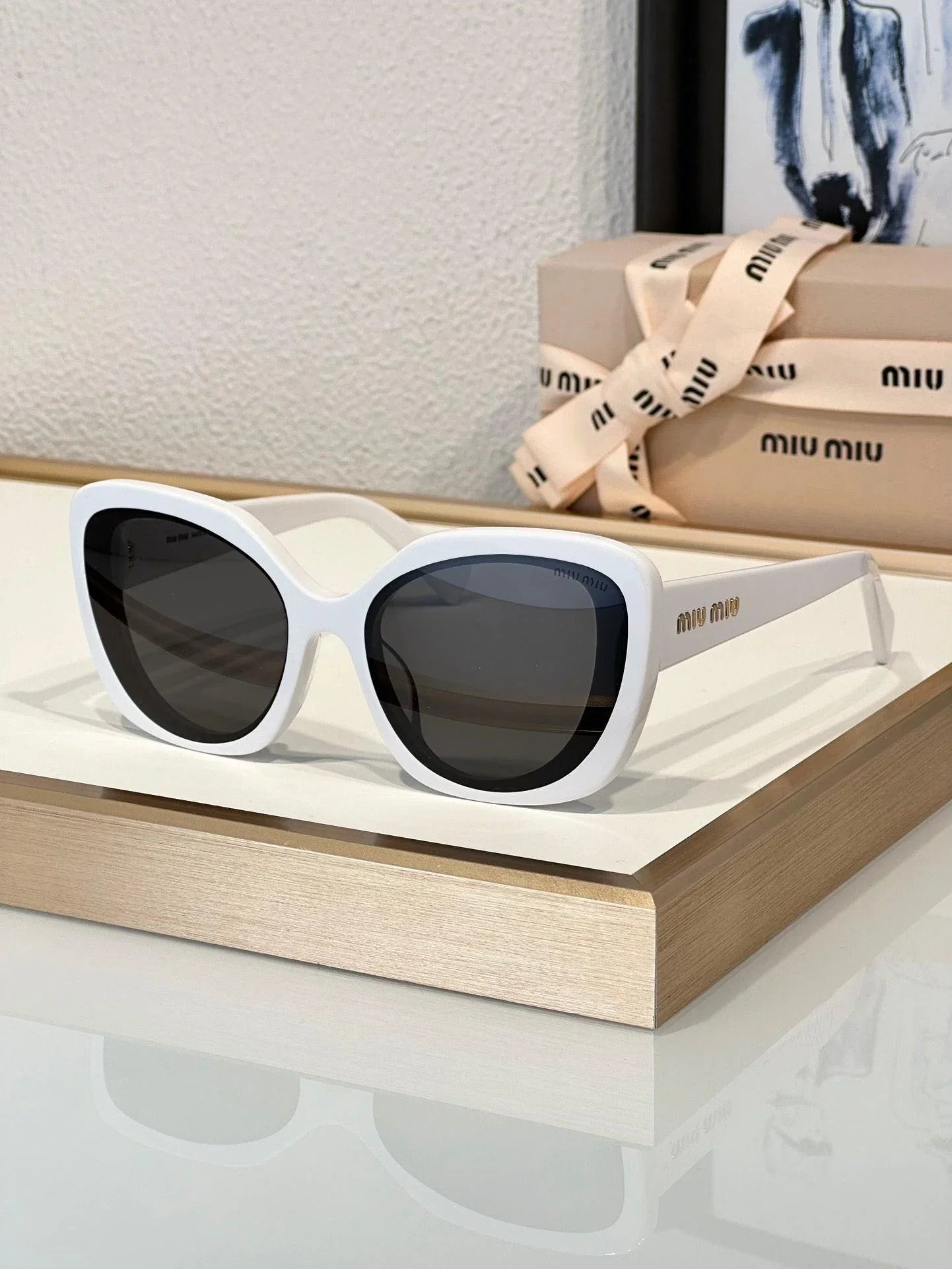 New Season Miu Miu LOGO SMU 06X Women&