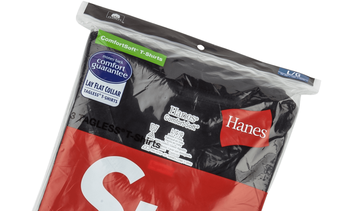 Hanes Tagless Tees (3) "Black" SU0639