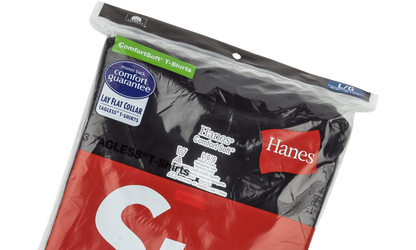 Hanes Tagless Tees (3) "Black" SU0639