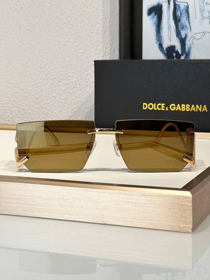 Dolce&amp;Gabbana 2304B Crystal DG Metal Rectangle Women&