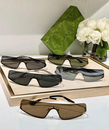 Gucci GG 1561 MASK-SHAPED FRAME unisex Sunglasses ✨