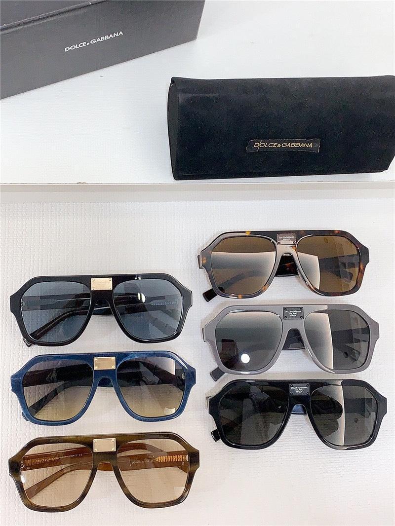 Dolce &amp; Gabbana Eyewear pilot-frame logo-plaque Sunglasses ✨
