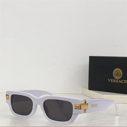 Versace VE4465 GB1/87 53-18 Rectangle Unisex SUNGLASSES ✨