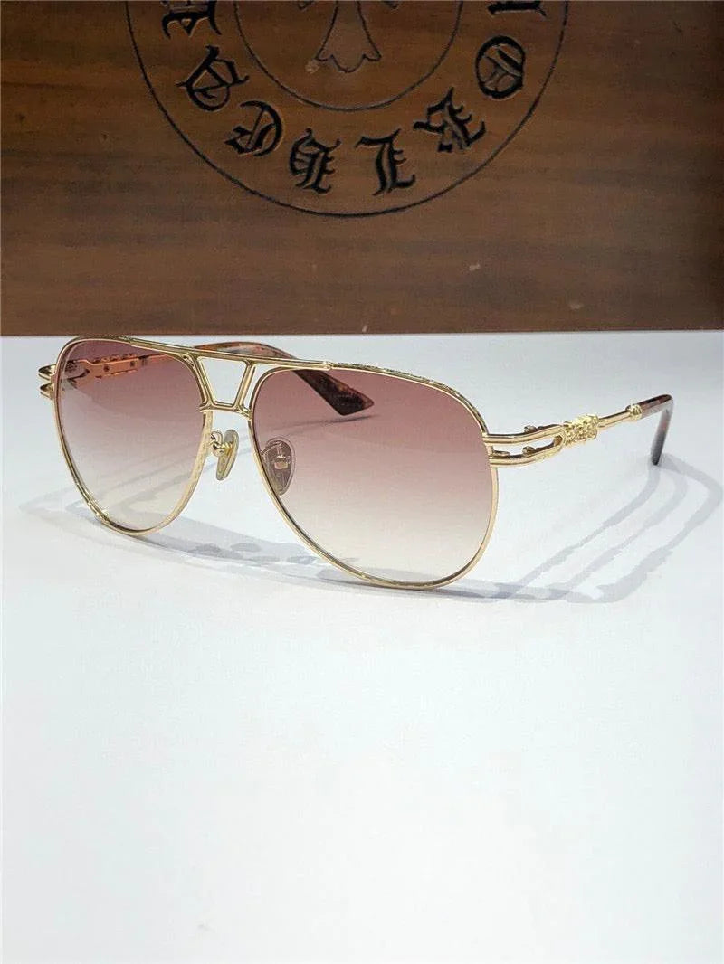 Chrome Hearts Aviator Sunglasses 60mm-4 STYLE🔱