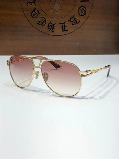 Chrome Hearts Aviator Sunglasses 60mm-4 STYLE🔱