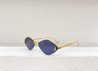 Fendi First FE6082US sunglasses in metal oval shape Women&