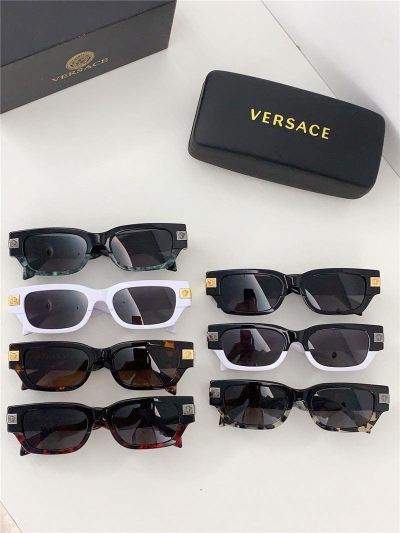 Versace VE4465 GB1/87 53-18 Rectangle Unisex SUNGLASSES ✨