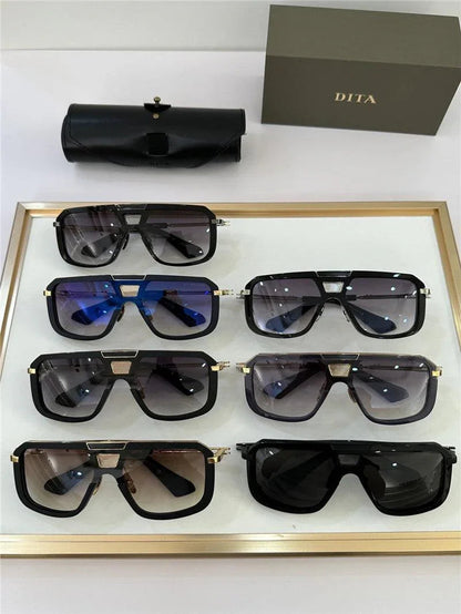 DITA MACH-8 Gold-Brown-Black Unisex  Sunglasses 🔱
