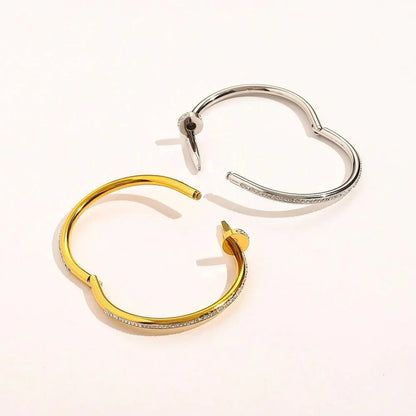 Cartier 18K Gold Plated Jewelry Juste Un Clou Bracelet yellow rose silver ✨